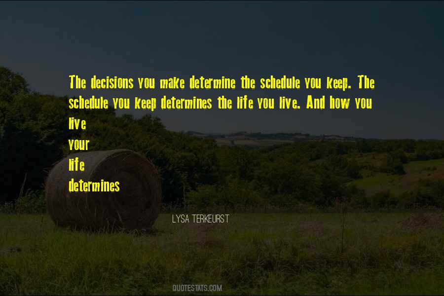 Quotes About Decisions You Make #1458500