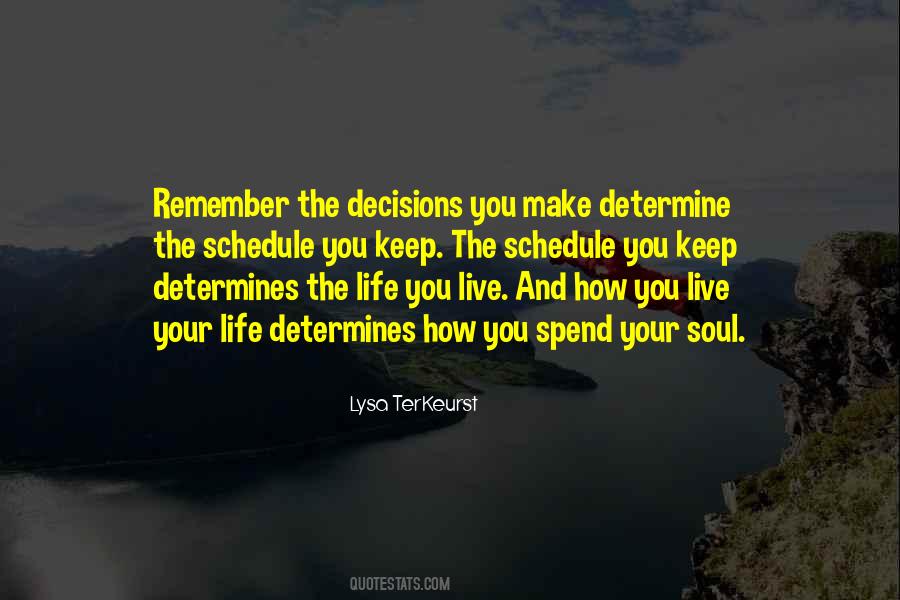 Quotes About Decisions You Make #572844