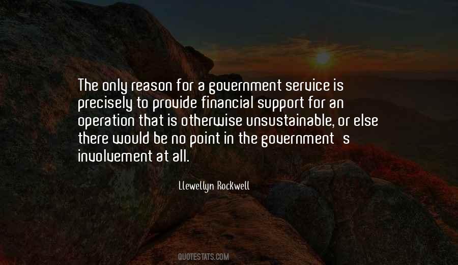 Quotes About Government Service #1148355