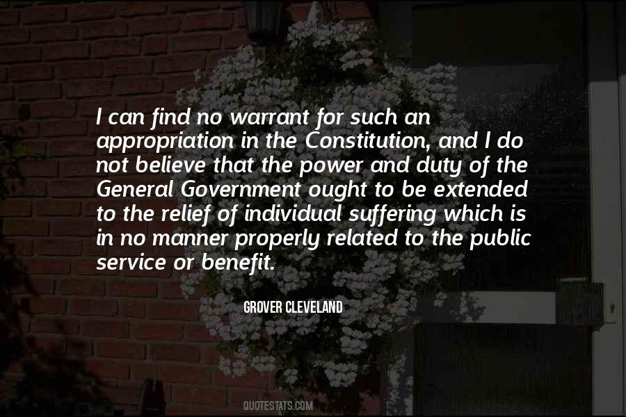 Quotes About Government Service #1273487