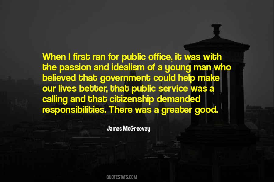 Quotes About Government Service #1492276