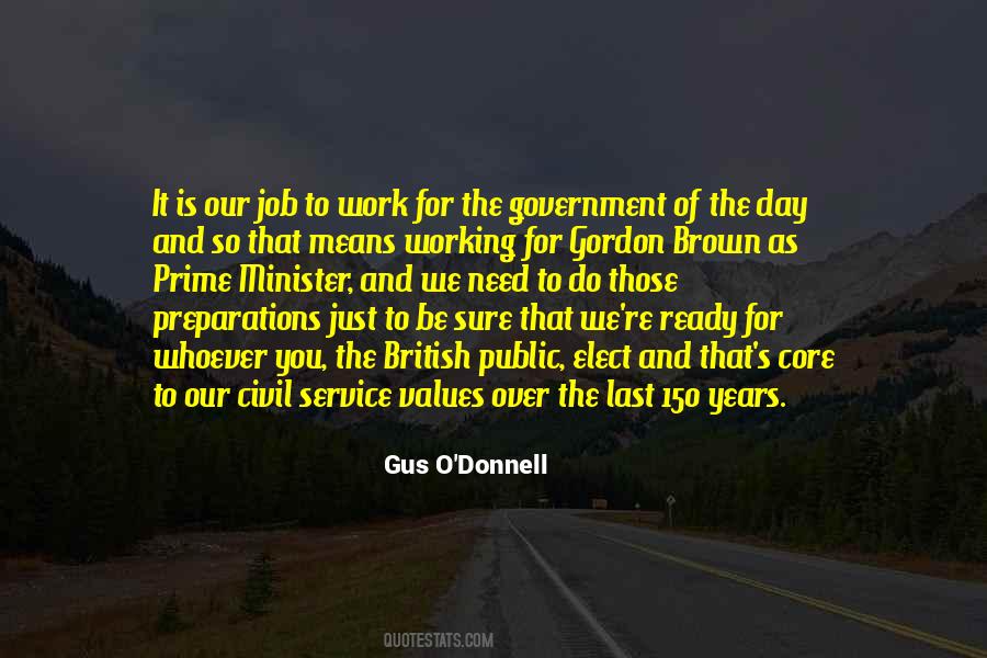 Quotes About Government Service #825584