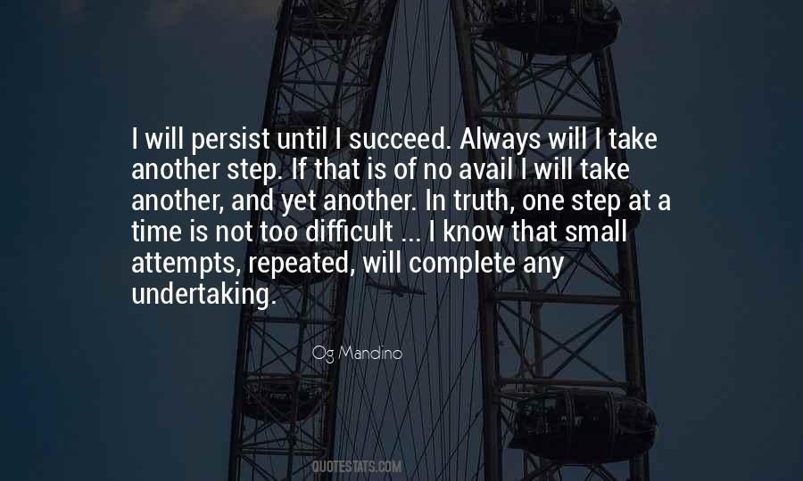 If I Persist Quotes #1514975
