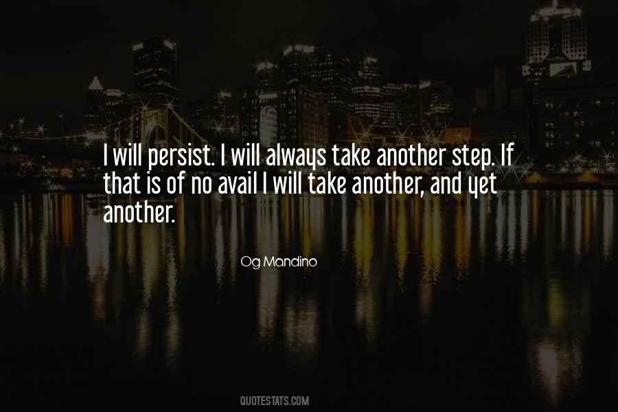 If I Persist Quotes #1763701