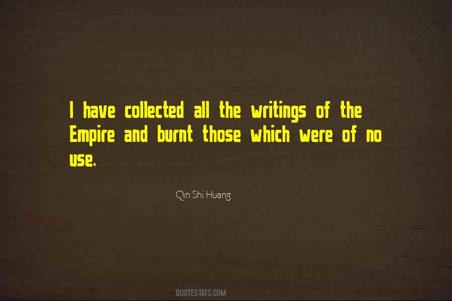 Quotes About Qin Shi Huang #728487