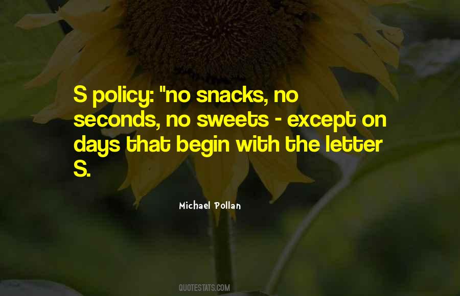 Quotes About Snacks #376406