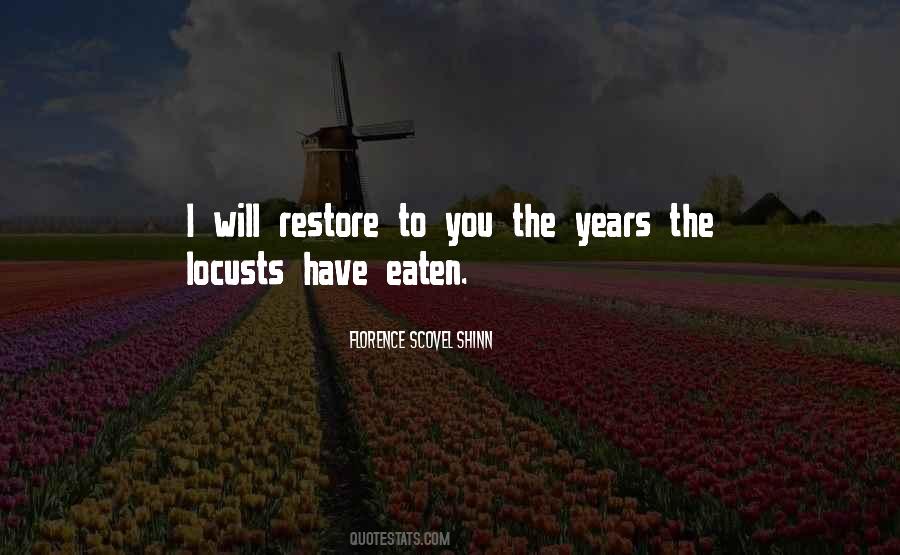 Quotes About Restore #1338731