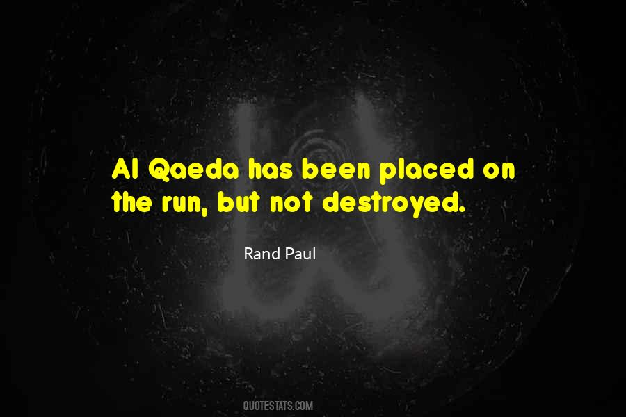 Quotes About Qaeda #1337400