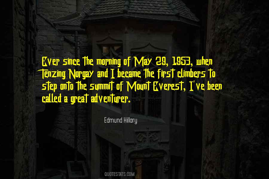 Quotes About Mount Everest #1209322