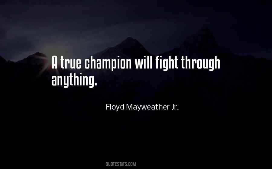 Quotes About Floyd Mayweather #92148