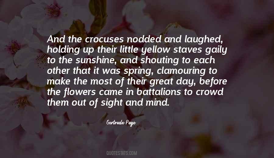 Quotes About Crocuses #469951