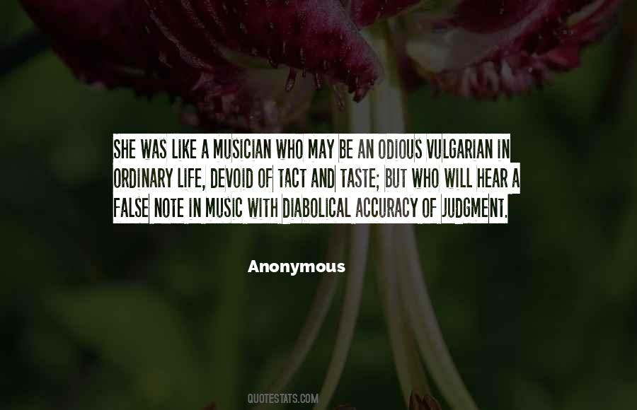 Quotes About Taste In Music #260080
