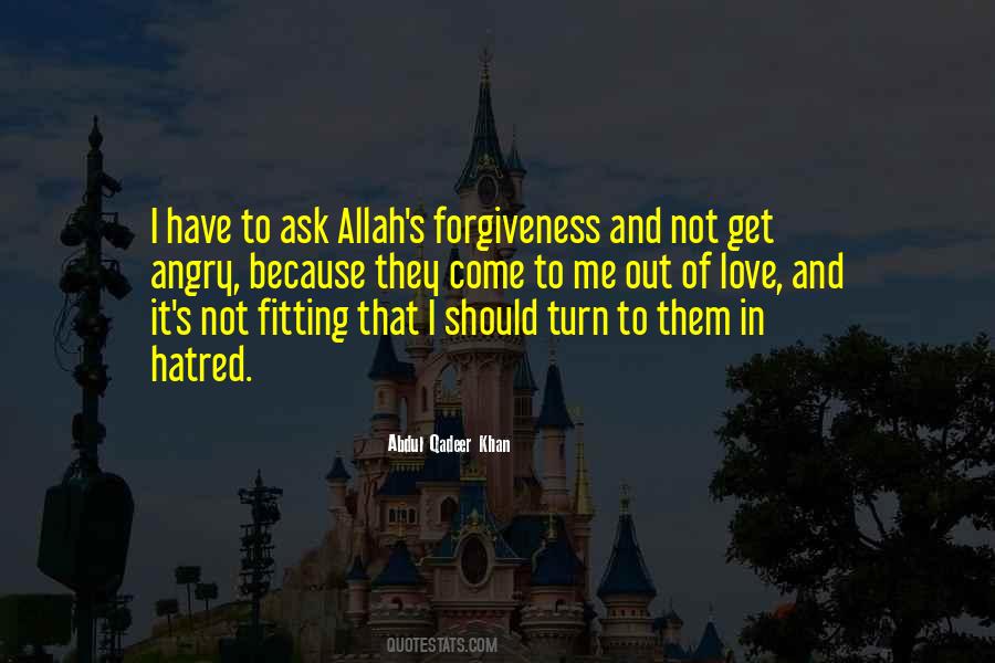 Quotes About Allah Love #1341012