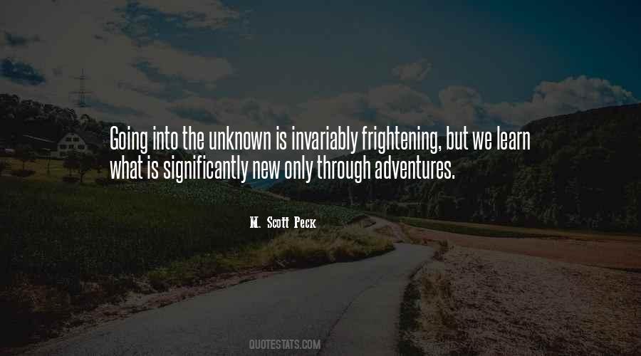 Quotes About New Adventures #792165