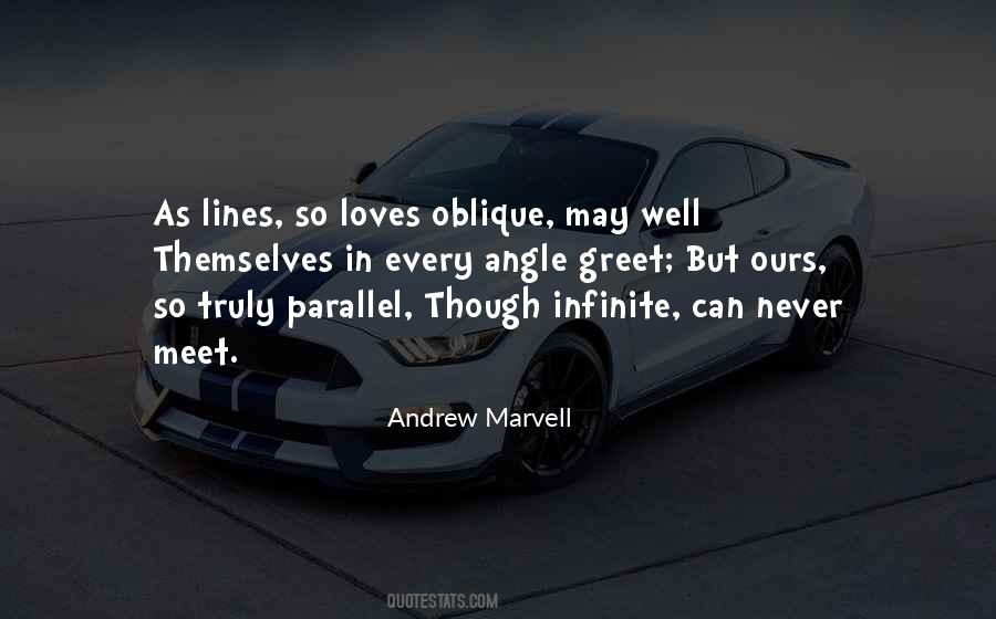 Quotes About Parallel Lines #1140430