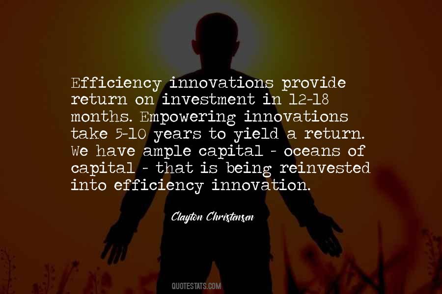 Quotes About Return On Investment #1515252