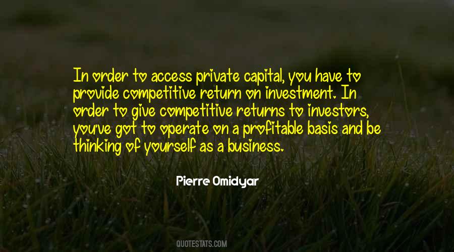 Quotes About Return On Investment #1580141