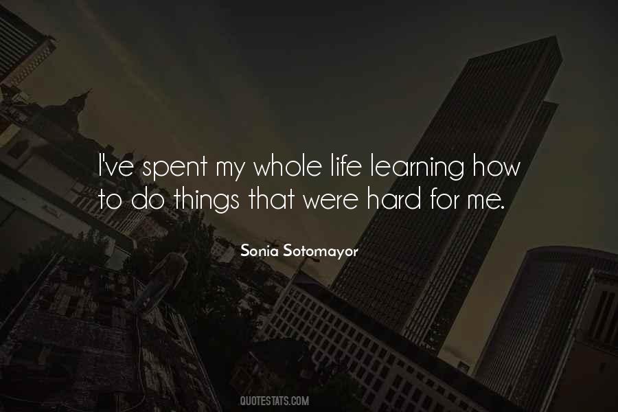 Learning Hard Quotes #517481