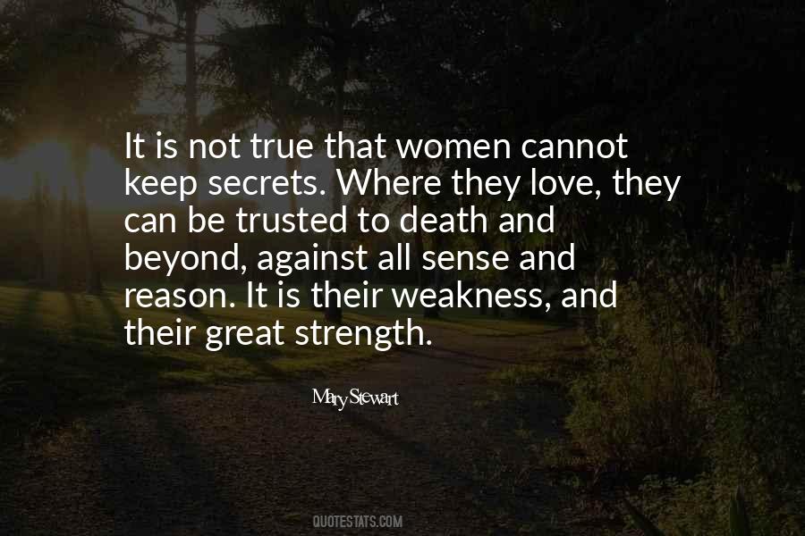 Women Secrets Love Quotes #1129557
