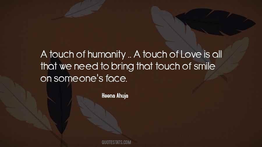 Quotes About Touch Of Love #50197