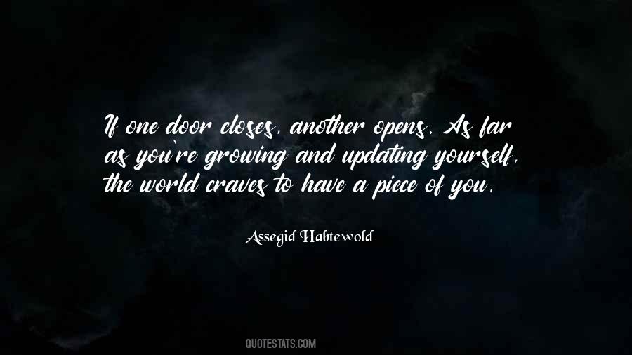 Piece Of World Quotes #419847