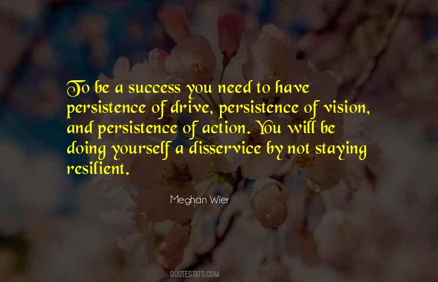 Persistence Action Quotes #13669