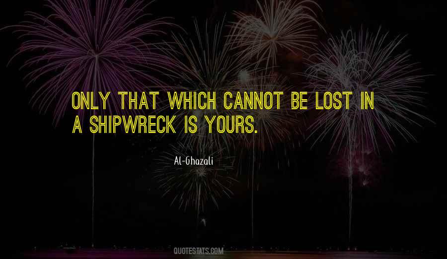 A Shipwreck Quotes #1146433