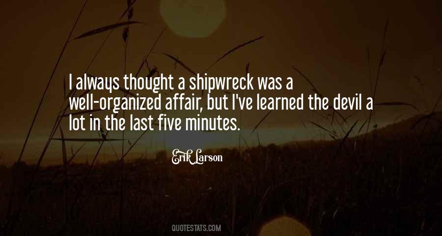 A Shipwreck Quotes #449870