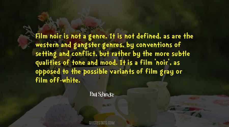 Quotes About Film Genre #1153274