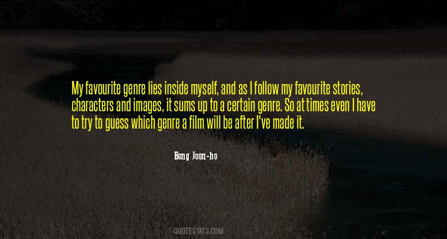 Quotes About Film Genre #275254