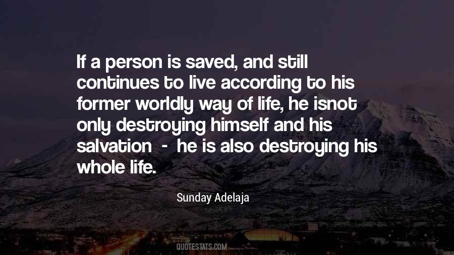 Quotes About Destroying A Person #1807087