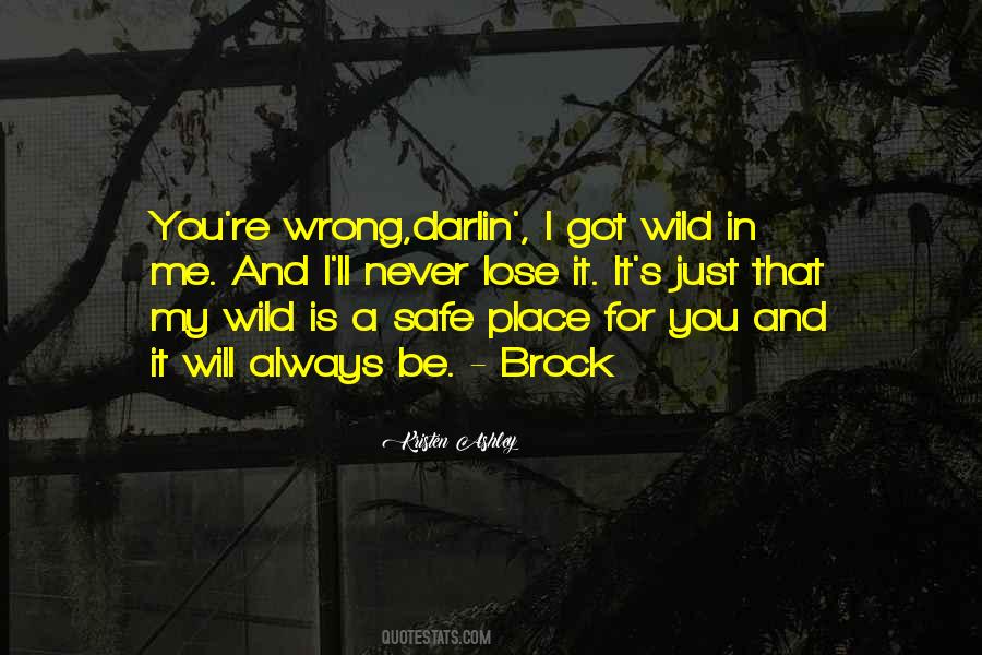 Quotes About A Safe Place #137522