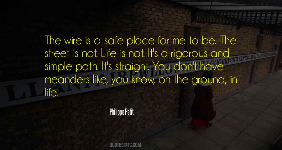 Quotes About A Safe Place #1567408