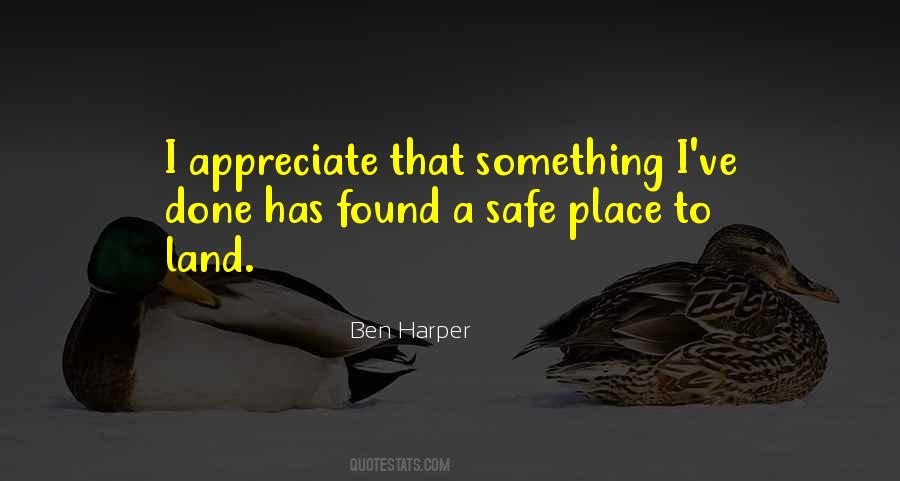 Quotes About A Safe Place #1688866