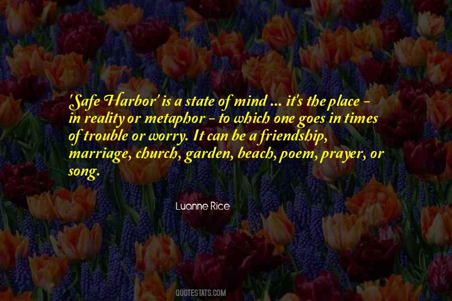 Quotes About A Safe Place #178500 Quotes About A Safe Place #178500