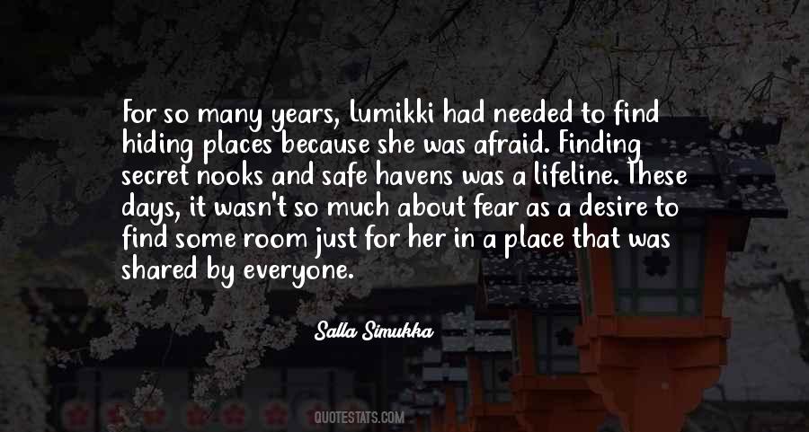 Quotes About A Safe Place #613855 Quotes About A Safe Place #613855