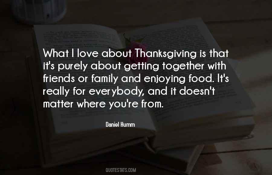 Family Thanksgiving Quotes #1110071