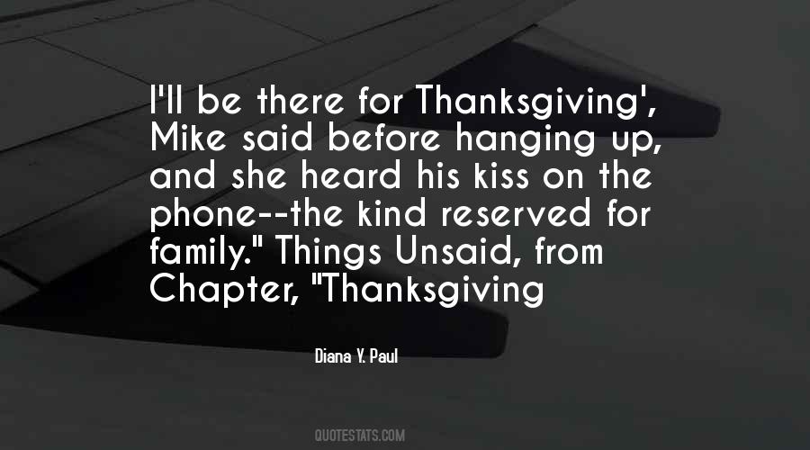 Family Thanksgiving Quotes #1544331