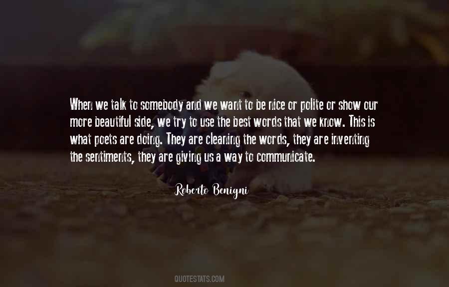 Polite Talk Quotes #1781004