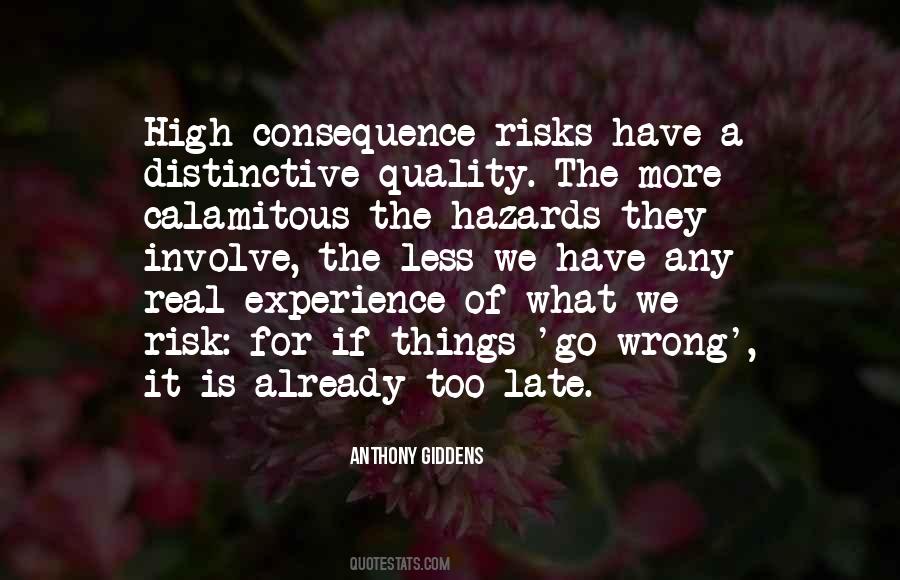 Quotes About Hazards #957915