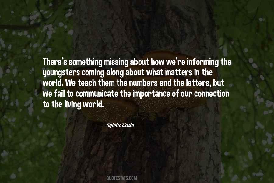 Quotes About Something Missing #1026206