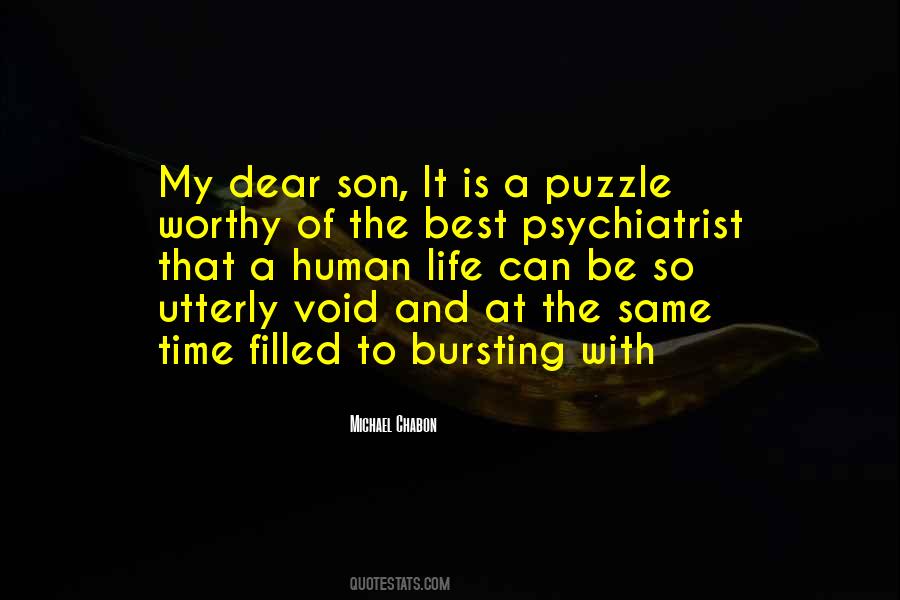 Quotes About Puzzle Of Life #1178239