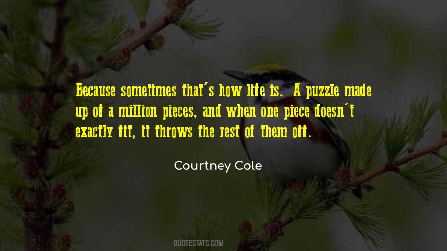 Quotes About Puzzle Of Life #44837