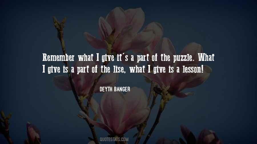 Quotes About Puzzle Of Life #547224