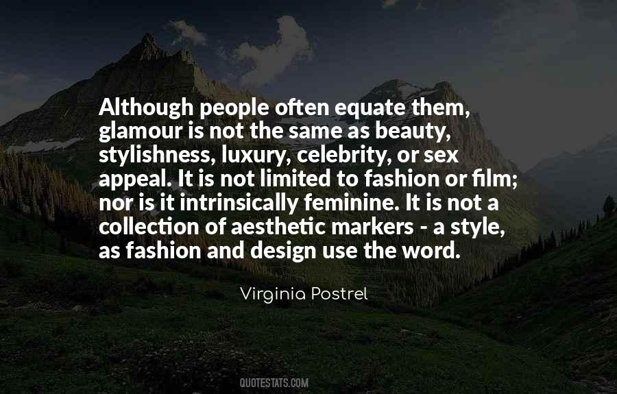 Quotes About Glamour And Fashion #1784407