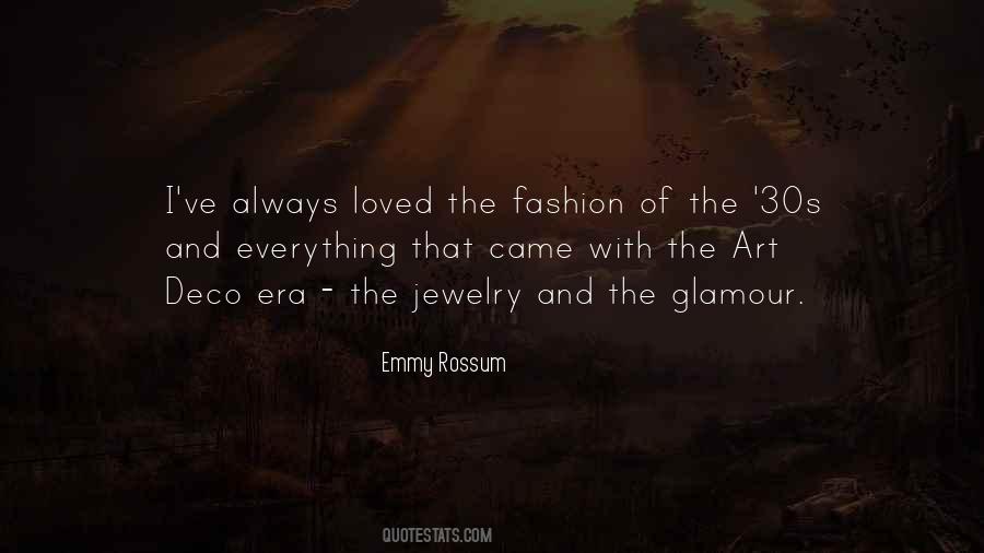 Quotes About Glamour And Fashion #1853673