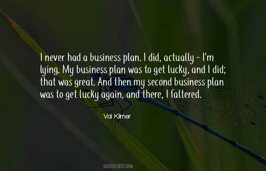 Quotes About Business Plan #1034365