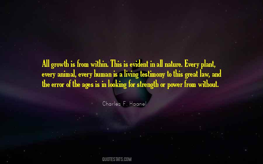 Quotes About Growth And Strength #1832047