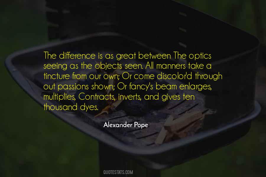 Quotes About Optics #62614