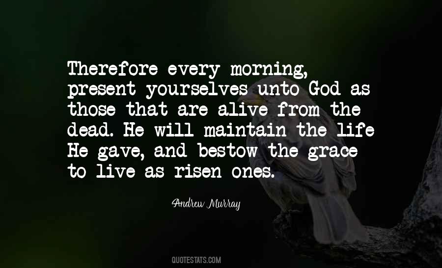 Quotes About Morning And God #1076076